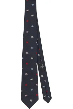 Etro Seidenkrawatte aus Logo-Jacquard
