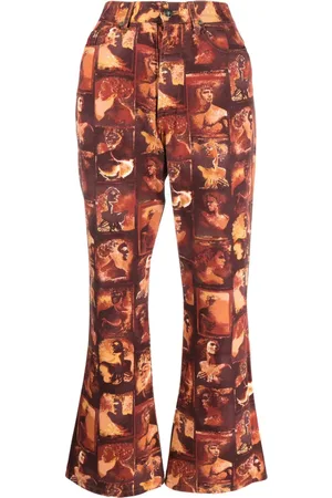 Jean Paul Gaultier 1990s Ausgestellte Cropped-Hose