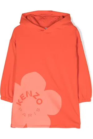 Kenzo Kapuzenkleid mit Logo-Print