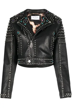 Philipp Plein Bikerjacke mit Nieten