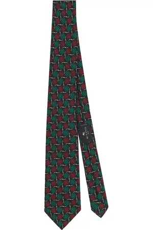 Etro Geometrisch gemusterte Seidenkrawatte