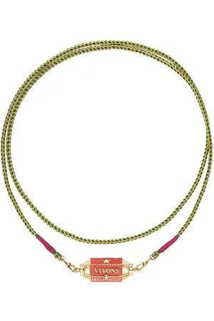 Marie Lichtenberg 18kt Gelbgoldhalskette mit Diamanten