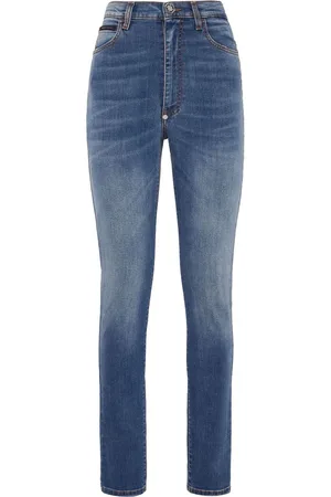 Philipp Plein Skinny-Jeans mit hohem Bund