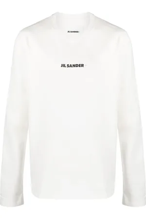 Jil Sander Langarmshirt mit Logo-Print