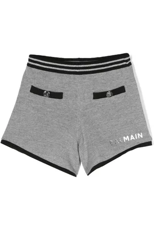 Balmain Shorts mit Logo-Print