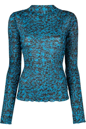 HUGO BOSS Langarmshirt mit grafischem Print