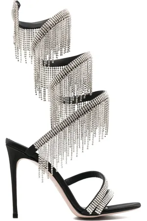 LE SILLA Jewels Sandalen mit Pony 105mm