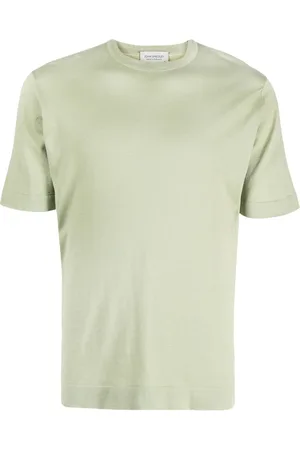 JOHN SMEDLEY T-Shirt mit Rundhalsausschnitt