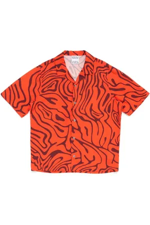 MARCELO BURLON Kurzärmeliges AOP Hemd