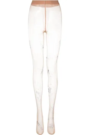 Vetements X Wolford Strumpfhose mit Logo-Print