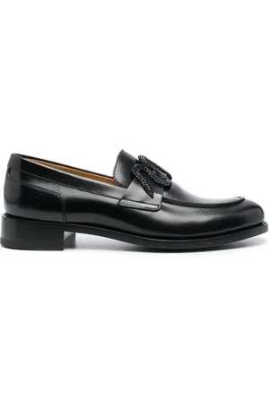 RENE CAOVILLA Loafer mit Kristallen