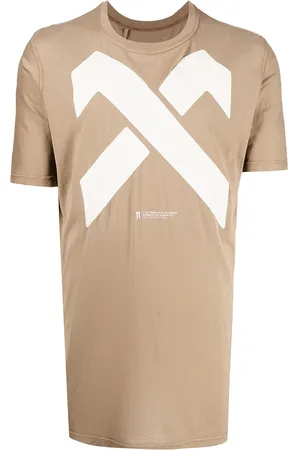 11 BY BORIS BIDJAN SABERI T-Shirt mit Logo-Print
