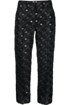 Fabiana Filippi Cropped-Hose mit Jacquardmusterung