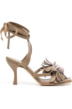 Silvia Tcherassi Sandalen mit Blumenapplikation