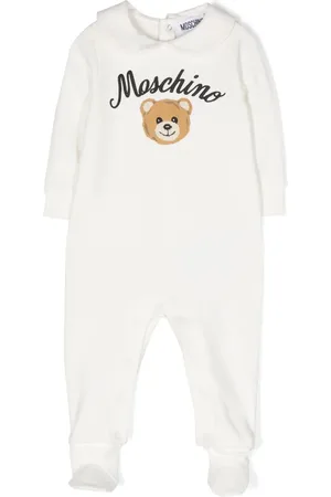 Moschino Pyjama mit Logo-Stickerei