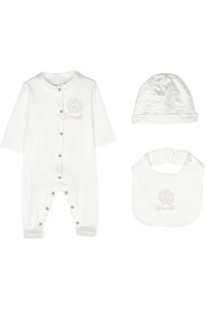 Roberto Cavalli Strampler-Set mit Logo-Stickerei