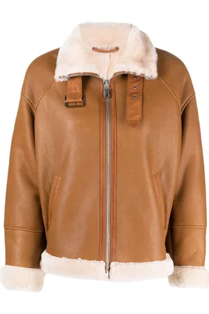 LISKA Shearling-Jacke mit Reißverschluss