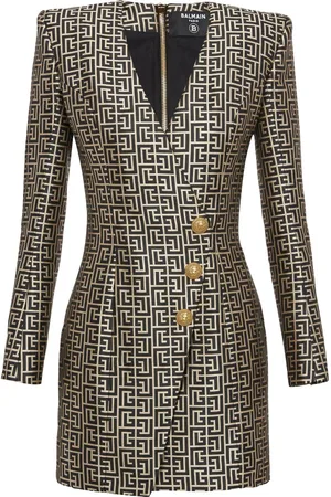 Balmain Minikleid mit Print