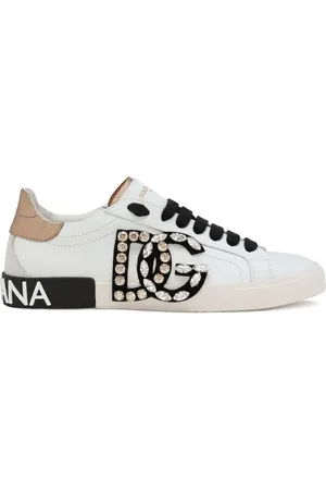 Dolce & Gabbana Portofino Sneakers mit Strass