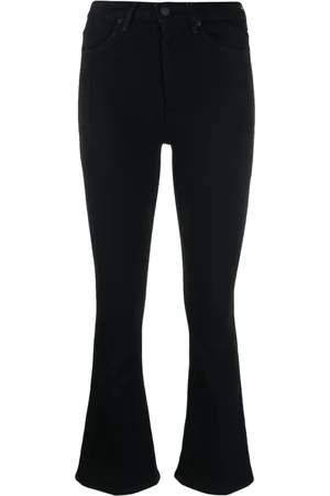 Dondup Schlagjeans mit Logo-Schild
