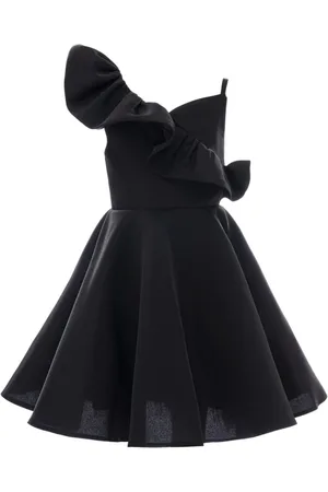 Tulleen Schulterfreies Kleid mit Rüschen