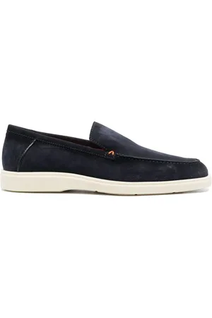 santoni Loafer aus Wildleder