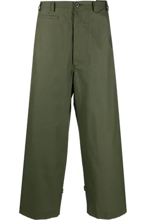 Kenzo Halbhohe Wide-Leg-Hose