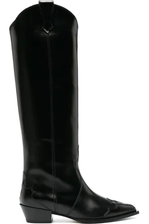 Aeyde Stiefel mit spitzer Kappe 50mm