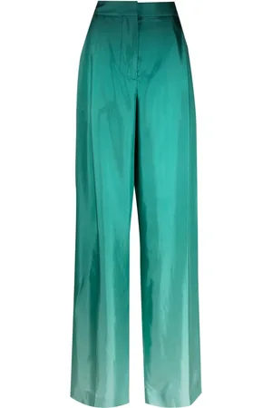Oscar de la Renta Seidenhose mit Ombré