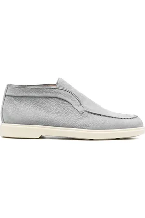 santoni Loafer mit Ziernähten
