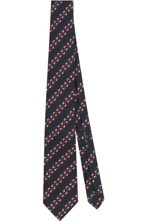 Etro Geometrisch gemusterte Seidenkrawatte