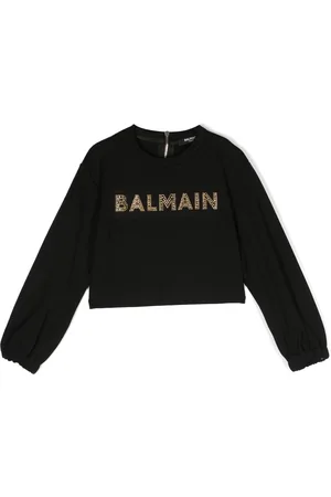 Balmain Langarmshirt mit Logo