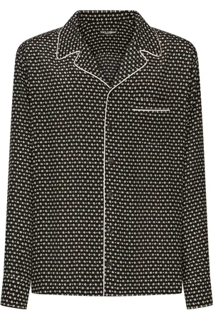 Dolce & Gabbana Hemd aus Seide mit DG-Print