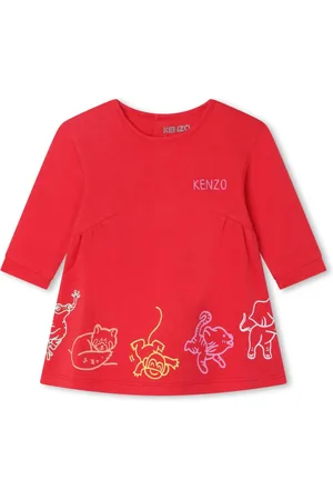 Kenzo Kleid mit grafischem Print