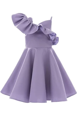 Tulleen Schulterfreies Kleid mit Rüschen