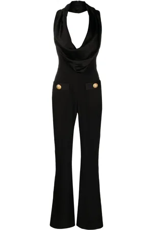 Balmain Schulterfreier Jumpsuit