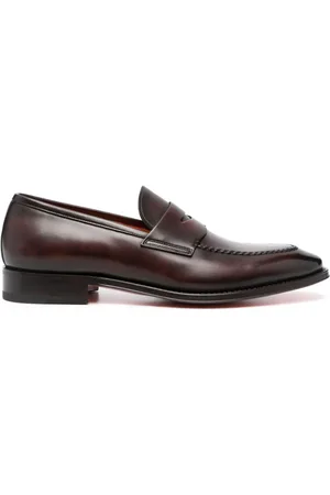 santoni Penny-Loafer mit Glanzoptik