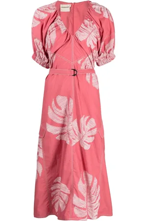 LOVEBIRDS Midikleid mit Applikationen