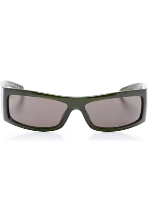 Gucci Sonnenbrille mit eckigem Gestell