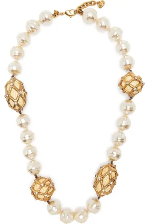VALENTINO GARAVANI 1990s Halskette mit Strass