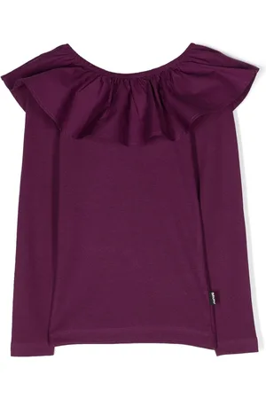 Molo Langarmshirt mit Rüschenkragen