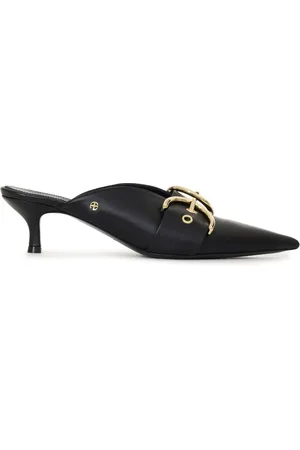 ANINE BING Mules mit Schnallen