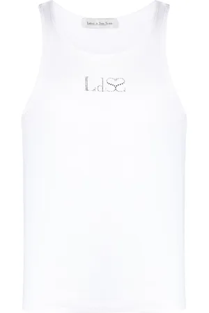 Ludovic De Saint Sernin Tanktop mit Strass-Logo