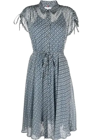 Tommy Hilfiger Chiffonkleid mit Blumen-Print