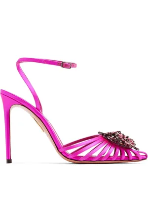 Aquazzura Pumps mit Kristallen 105mm