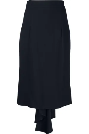 Moschino Asymmetrischer Midirock mit Falten