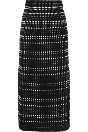 Alexander McQueen Schmaler Midirock