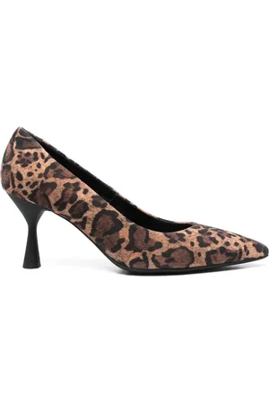 AGL ATTILIO GIUSTI LEOMBRUNI Pumps mit Leoparden-Print 80mm
