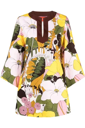 La DoubleJ Kaftankleid mit Blumen-Print