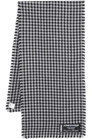 Acne Studios Schal mit Hahnentrittmuster